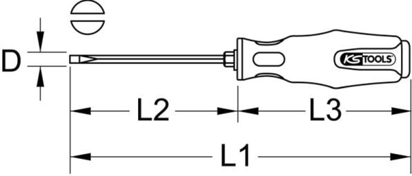 KS TOOLS atsuktuvas 153.1008